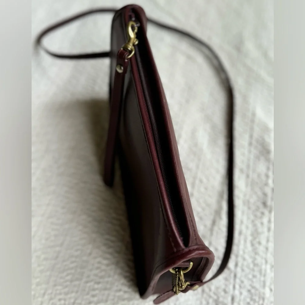 SOLD DONT BUY Vintage 70s 80s leather crossbody bag Kosta’s originals Small - Picture 11 of 16